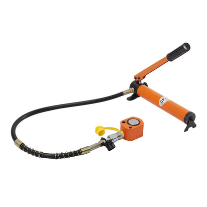10T/20T Hydraulic Ram Cylinder Jack with CP-180 Hand Pump. Ideal for machinery & shipbuilding, offers reliable lifting.