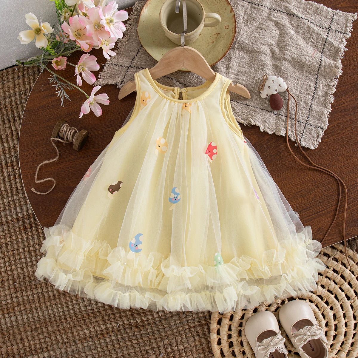 Summer New Baby Girl Princess Dress Sweet Chiffon Children'S Clothing (9 Months -4 Years Old)
