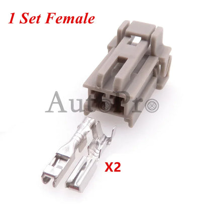 1 Set 2 Hole 6098-0240 6098-0239 AC Assembly Auto Wiring Harness Plastic Housing Unsealed Socket Car Trunk Lock Plug For Honda