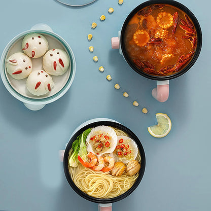 Mini Electric Hot Pot Multifunctional Small Electric Hot Pot for Home Students Dormitory Travel CN 220V Portable ElectricHot Pot
