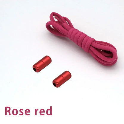 Elastic Shoe Laces Semicircle No Tie Shoelaces for Kids and Adult Shoelace for Sneakers Quick Lazy Laces Colorful Capsule Buckle