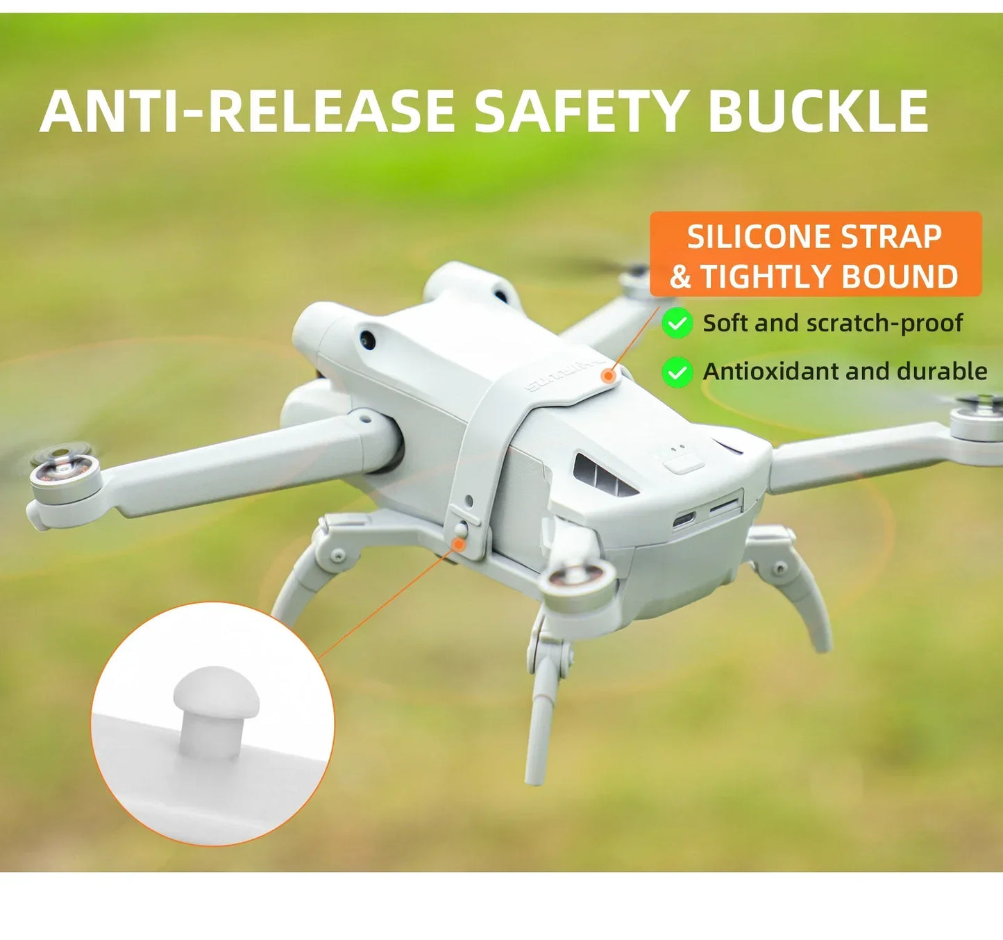 Foldable Spider Landing Gear For DJI Mini 3 Pro Drone Extension Protector Increased Height for DJI Mini 3 Pro Drone Accessories