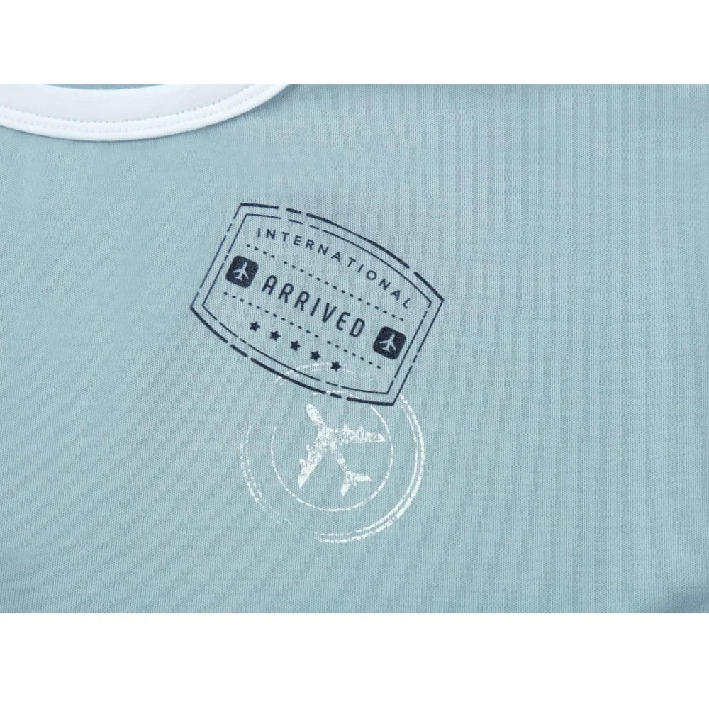 AP SS26 Ringer stamp jersey cotton collection summer boys girls fashion casual clothing dress set shirt family matching clothes