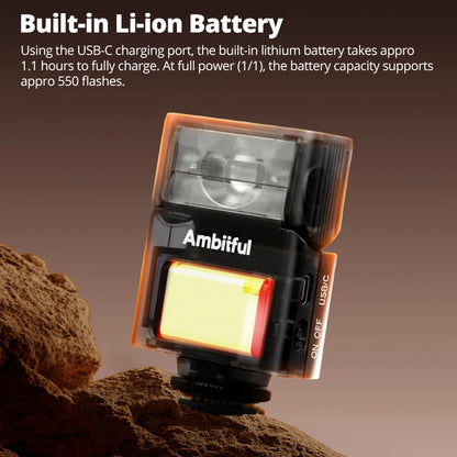 AMBITFUL AF10 Mini Camera Flash Speedlite On-top Flashlight For Sony Canon PENTAX Nikon FUJIFILM OLYMPUS