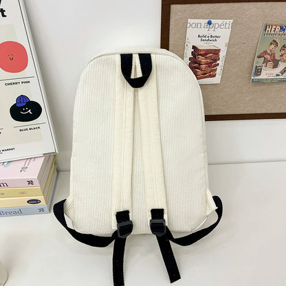 Black Grey White Red Versatile Backpack High Quality Large Capacity Waterproof Travel Bag Washable Nylon Computer Bag Unisex