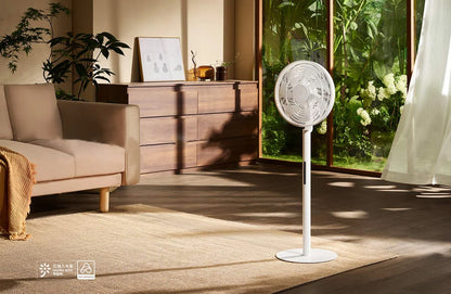 MIJIA DC Inverter Floor Fan Pro,Ultra-Thin Retractable,With Storage Box,Smart Standing Electric Fan,100 Air Flow Settings