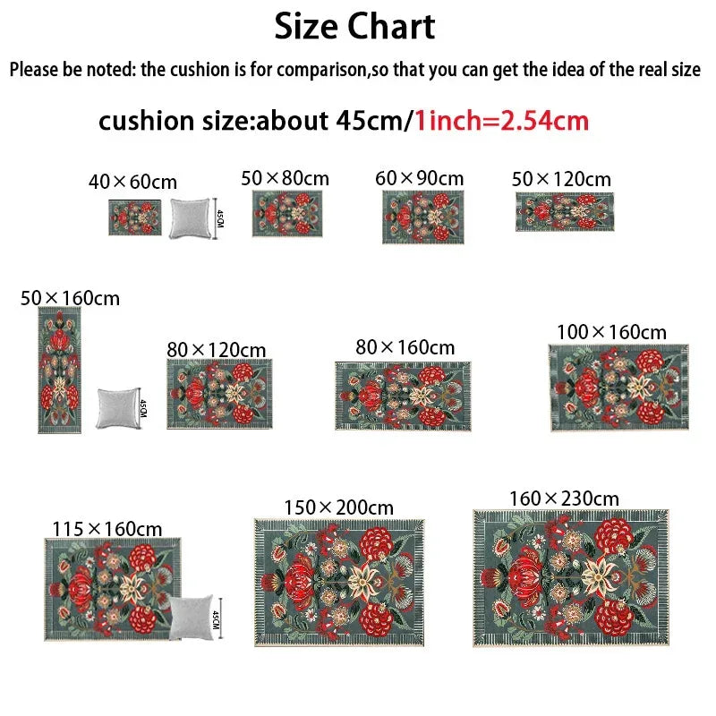 VIKAMA Halloween Autumn Door Mat Thanksgiving Welcome Mat Indoor/Outdoor Anti-Slip Carpet Home Decoration