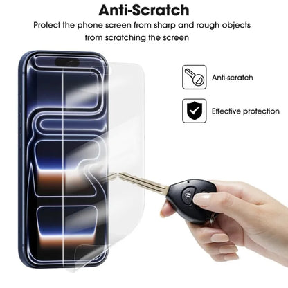 5Pcs Hydrogel Film For iPhone 17 16 15 14 13 12 11 Pro Max Plus Full Cover Screen Protector For iPhone 17E 16E 13 12 MIni