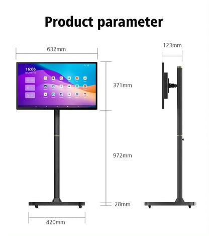 Interactive 21.5 27 Inch Smart Television in Cell Touch LCD Screen 2K Panel Rotating TV with Android 13