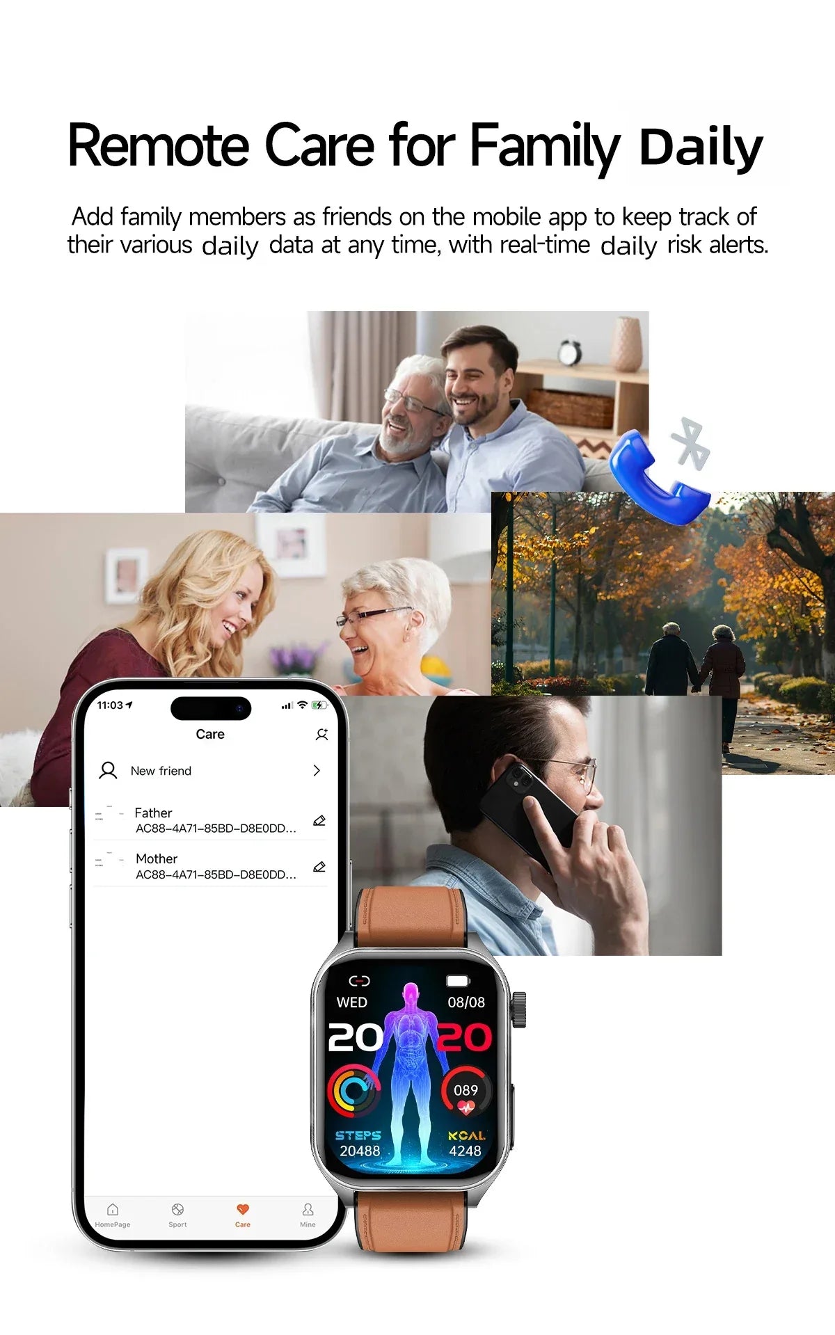 LIGE New Accurate ECG+PPG Smart Watch Laser Therapy Blood Lipid Uric Acid BP Heart Health Analysis BT Call Smartwatch Men Women