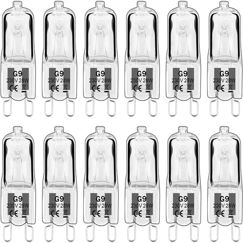 10PCS G9 220V 20W 25W 40W LED Lamp Bulbs Inserted Beads Crystal Lamp Halogen Bulb  Eco Halogen Light Bulbs Capsule Wholesale