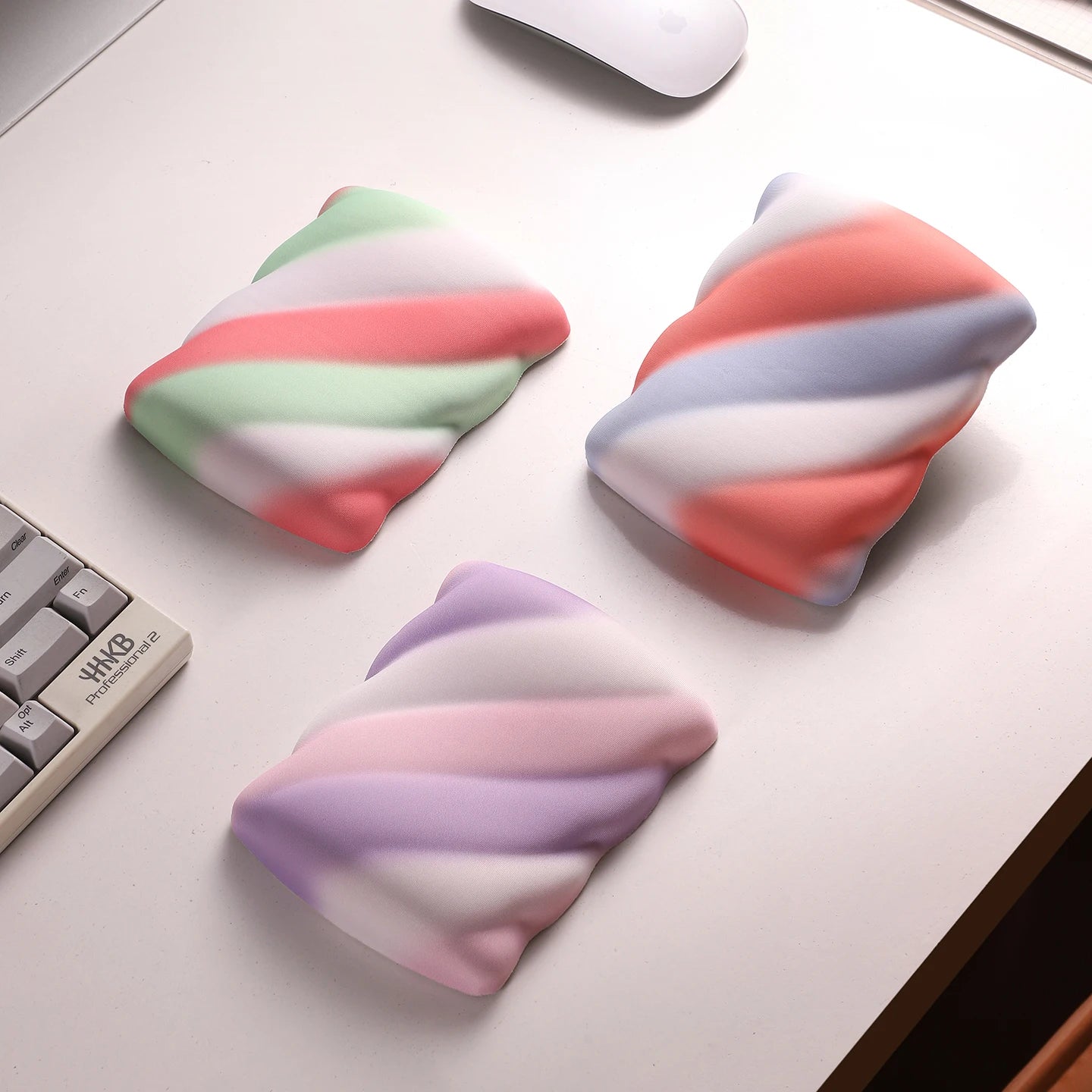 Mouse Wrist Rest Ergonomic Memory Foam Anti-Slip Rubber Base Keyboard Wrist Rest Support and Mouse Pad Wrist Rest for Computer