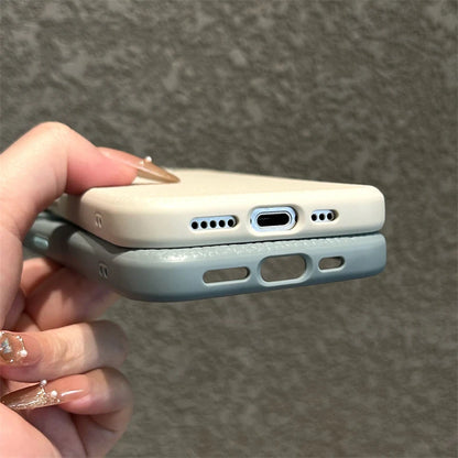 Luxury Business Lichee Pattern Leather Texture TPU Case For iPhone 16 15 14 13 12 11 Pro Max 16 Plus Shockproof Matte Soft Cover