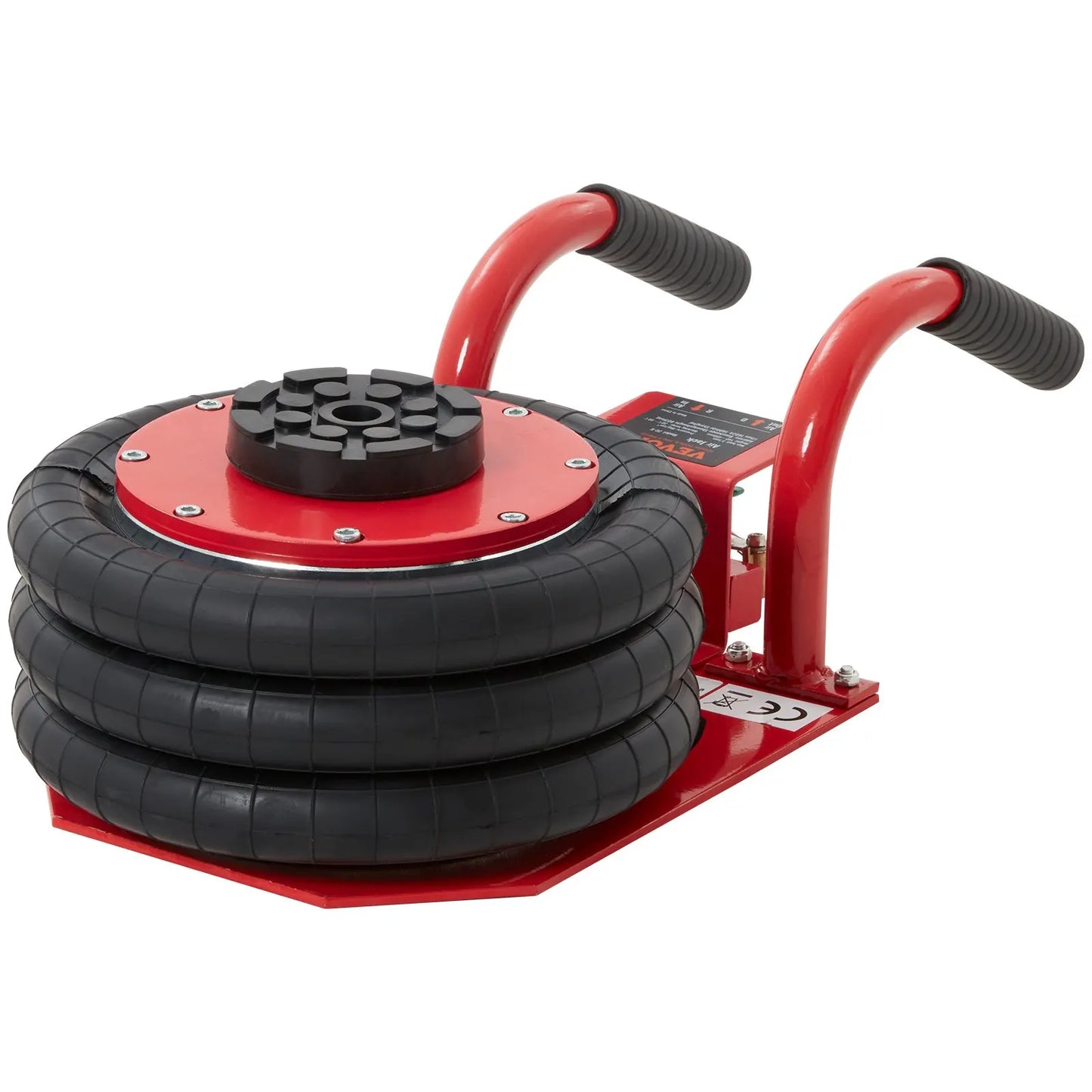 Air Jack 3 Ton/6600 lbs Triple Bag Air Jack, Airbag Jack with Six Steel Pipes Fast Lifting Pneumatic Jack for Car, Garage Repair