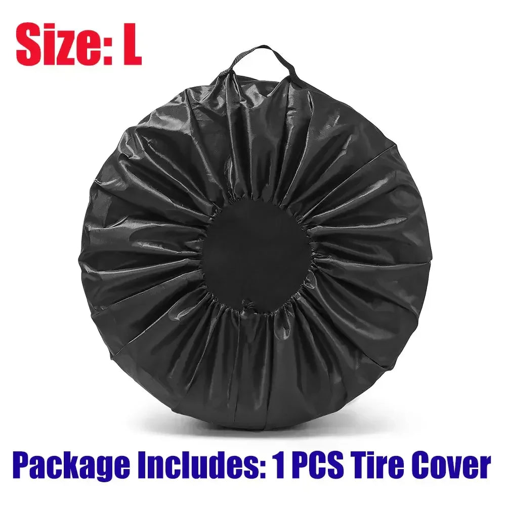 Car Spare Tire Cover Sunscreen Tire Bag Dustproof Protective Film Cloth Waterproof Spare Tire Wheel Bag Tyre Spare Storage Cover