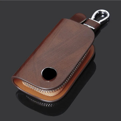 Universal Car Key Bag Cover Case Leather Key Wallet For Opel Chevrolet Jeep Hyundai Ford Mazda Nissan Infiniti Car Accessories