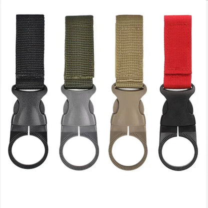 1/2/5pcs Hanging Bottle Buckle Clip Carabiner Portable Water Bottle Holder Clip Belt Backpack Hanger for Outdoor Camp Hiking