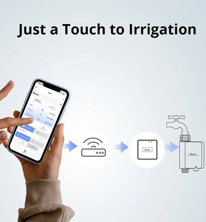 SONOFF SWV SONOFF Water Valve SWV-BSP Faucet Smart Irrigation Controller Systerm Timer App Voice Control Via Alexa Google