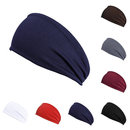 Sports Headbands Unisex Running Fitness Sweatband Forehead Sweatband For Men Women Solid Jogging Fitness Cycling Basketball