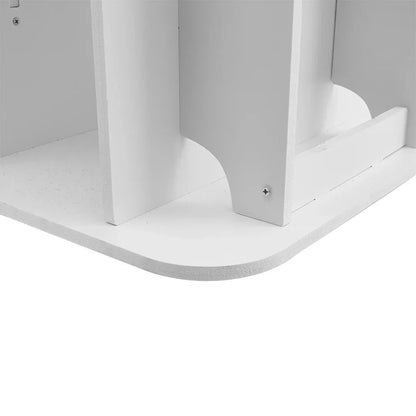 360° rotating bookshelf for children's room 3-layer house-shaped children's bookshelf floor-standing