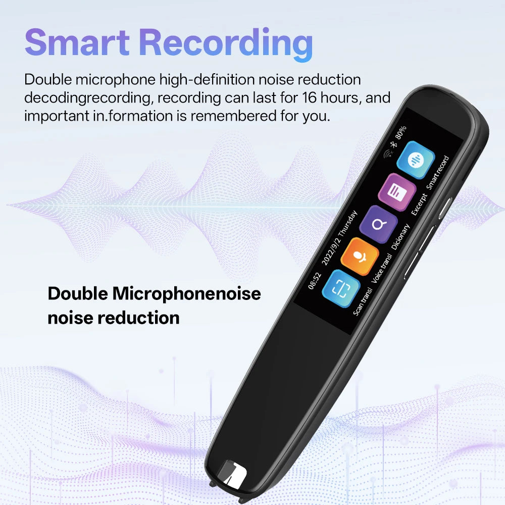 S6 AI Electronic Dictionary Pen S8-PRO 60-Language Online Scanner Dictionary Recorder 134 Online Voice Translation for Learn