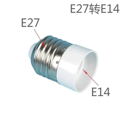 Bulb Holder Socket Screw Converter Adapter E27 Bulb Socket Into E14  E27 To E14 Base LED Light Lamp Holder