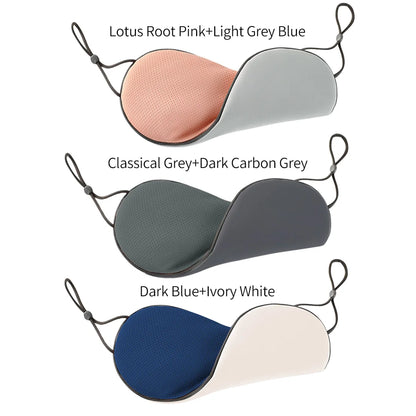 Jordan&Judy Sleeping Eyes Mask Warm and Cool Double-sided Available with Adjustable Strap Blocks Light Reduces Puffy Eyes Gifts