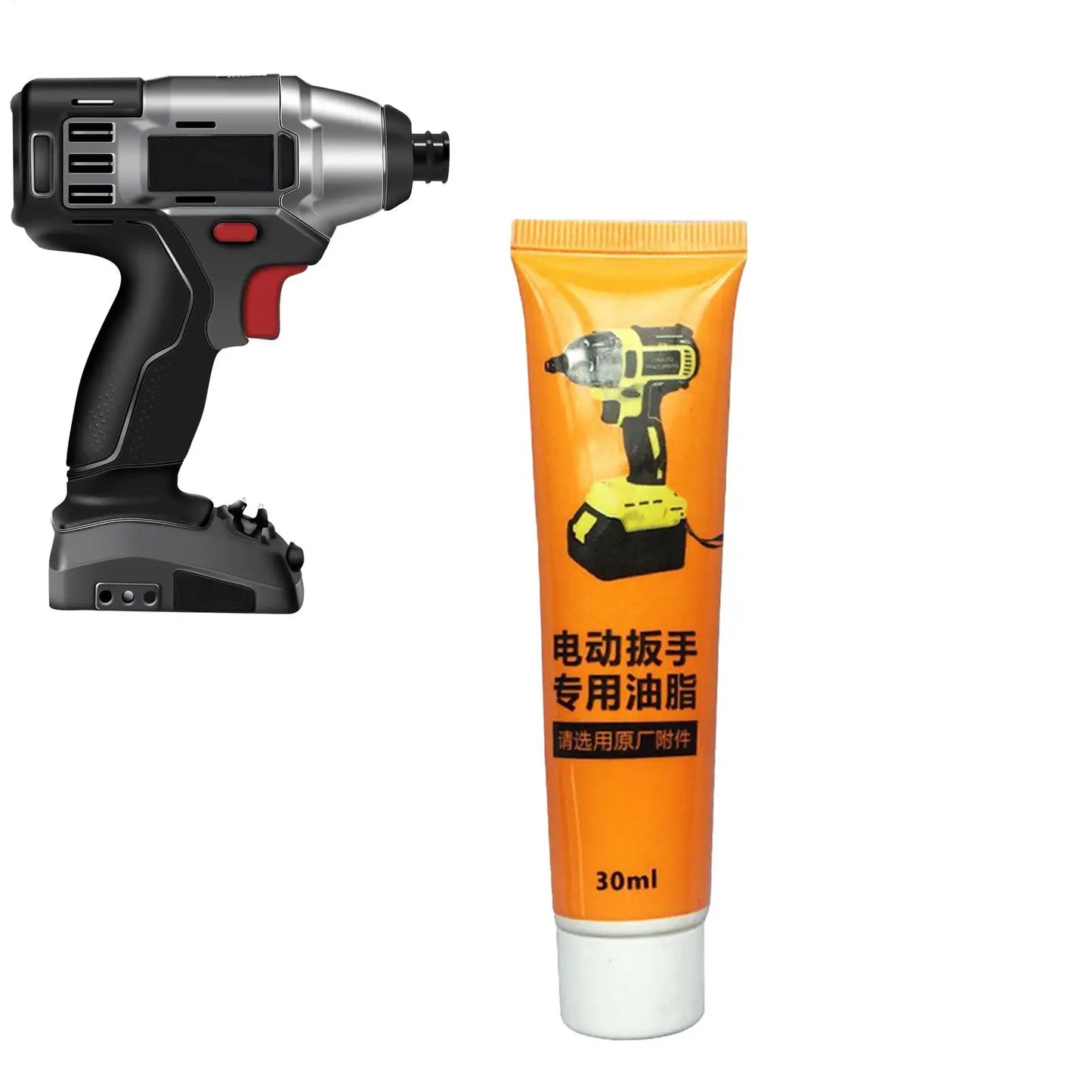 High Temp Grease Electric Wrench Lubricating Oil Multi Purpose Lubricant High Temperature Resistance for Tool Pick Hammer Men