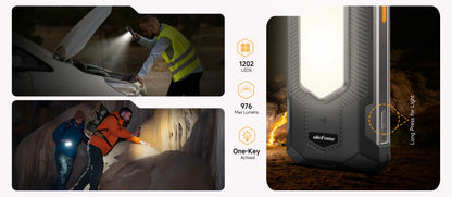 Ulefone RugKing 5 Pro 20000mAh Rugged Phone Android 16 16GB+256GB IP68/IP69K Waterproof Smartphone 6.78 FHD+ Night Camera 4G