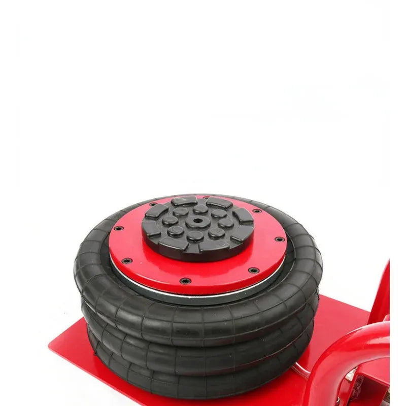 3 Tons Pneumatic Car Jack Triple-bag Air Jack Hand-end Type Car Lifting Equipment Garage Repair Shop Car Jack 15CM-40CM