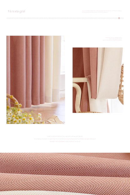 Modern Simple Blackout Curtain Luxury Living Room Drape Room Balcony Floor-to-ceiling Windows Curtains Bedroom Soundproof Drapes