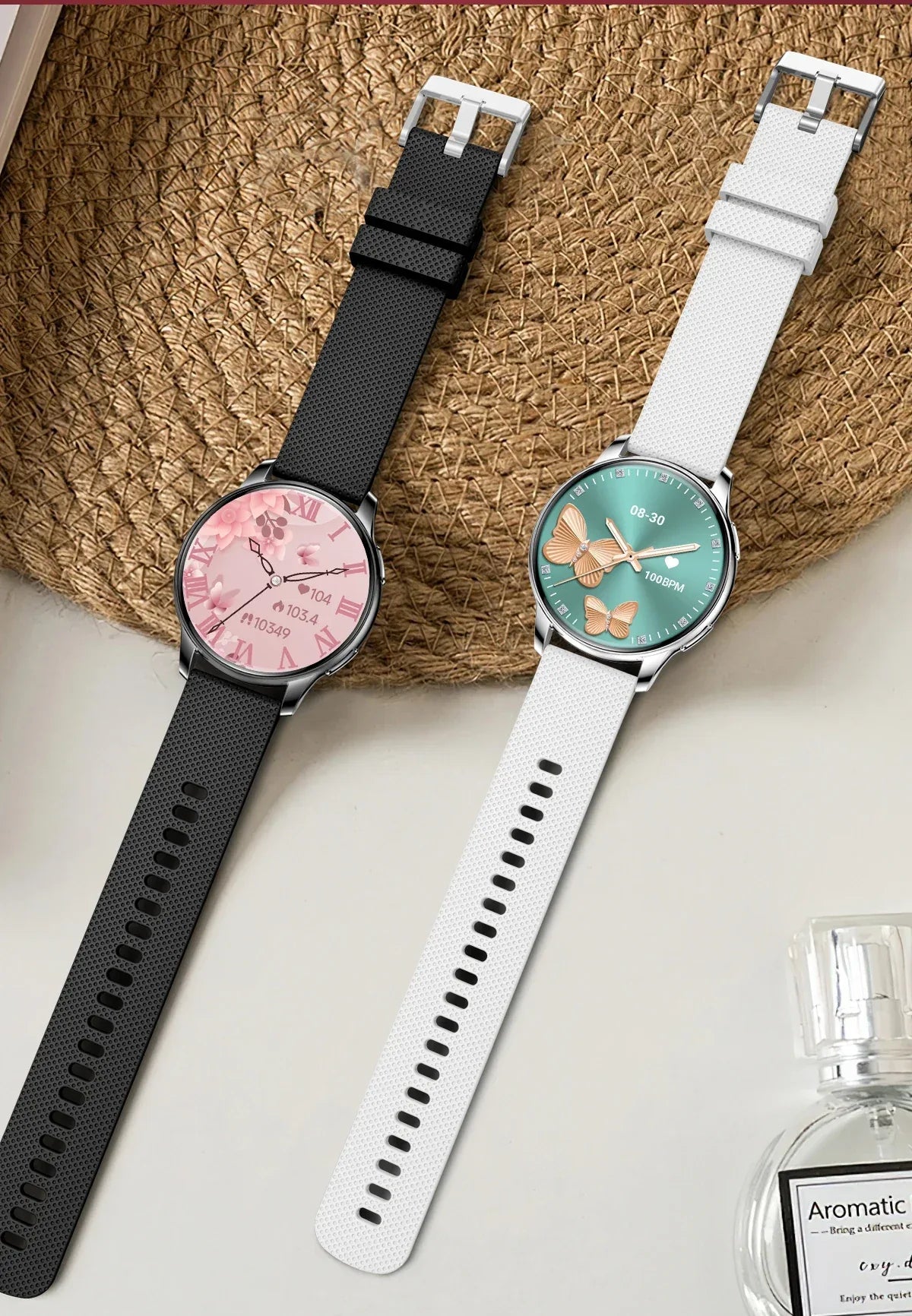 New Original Ultra Thin Women SmartWatch 1.32"AMOLED Display HD 466*466 Always Show Time Call Reminder for Women Smartwatch gift