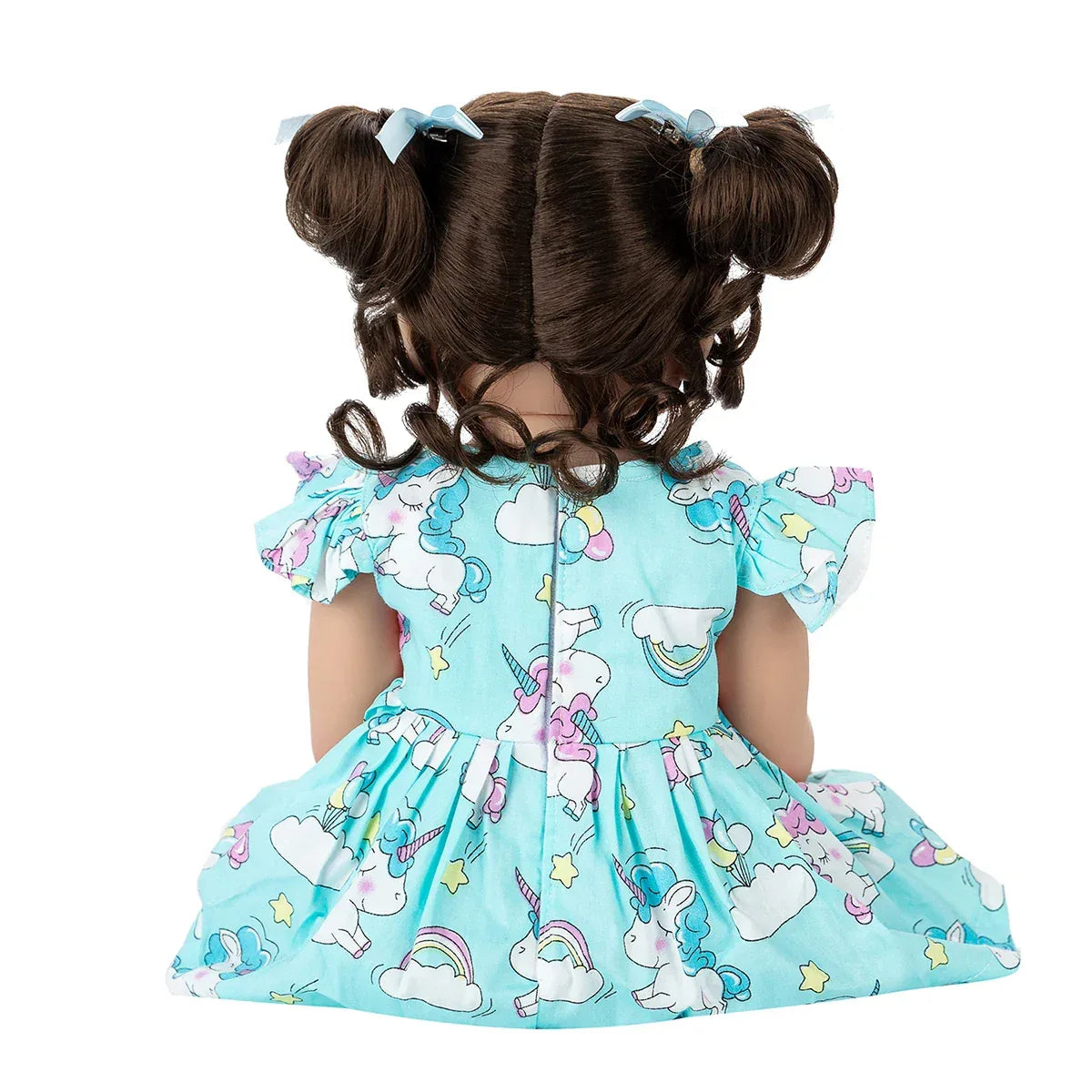 Baby Reborn Girl Elephant Doll 48cm Silicone Body Can Take Bath Gift For Children