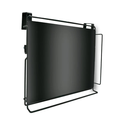 Stainless Steel Foldable Countertop Shelf Space Saving Cabinet Door Shelf No Drill Hanging Storage Bathroom Kitchen Organizer
