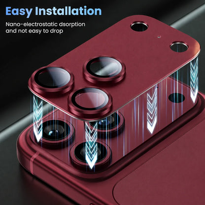 3/2/1 Pcs Matte Protective Film For iPhone 18 17 Pro Max 18 Pro Lens Full Coverage Ultra-Thin Camera Protector Drop Metal Frame