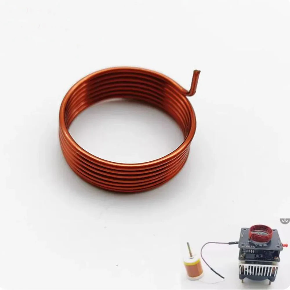 Taidacent DIY High Voltage Plasma Musical Audio Solid State Tesla Coil Tesla Secondary Coil Inductance Coil 200/250/370 Turns
