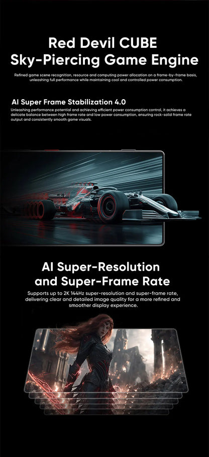 nubia Z80 Ultra 5g Smartphone Global Version Snapdragon 8 Elite Gen 5 6.85'' 144Hz OLED Display 7200mAh 80W Fast Charging 64Mp