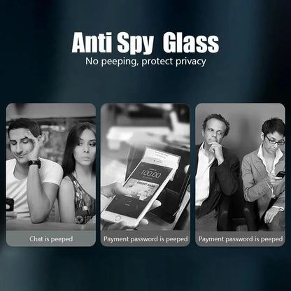 1-5pcs Anti Spy Screen Protector For iPhone17 16 15 14 13 12 11 Xs Pro Max17Air XR Plus mini Tempered Glass Privacy Peep by PDG ibma