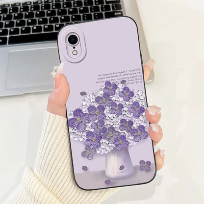 For iPhone X XR XS SE 2020 Case iPhoneX Liquid Soft Silicone Case For iPhone x s XR Back Cover For iphone se 2020 Phone Bumper