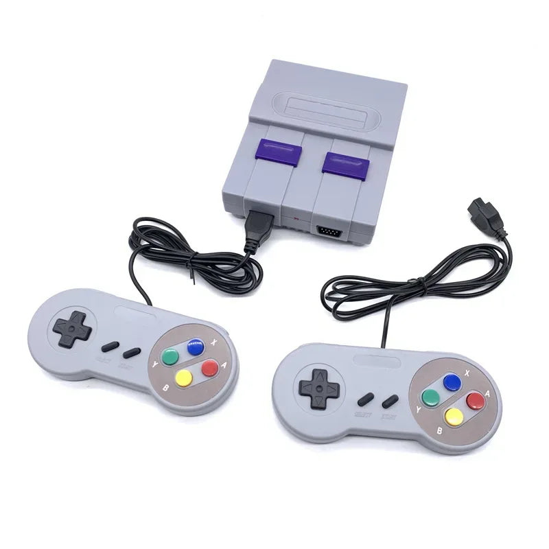 Retro Game For Snes 8 Bit Games Retro Mini TV Video Game Console With 821 Built-in Games For Snes Two Gamepads AV Out