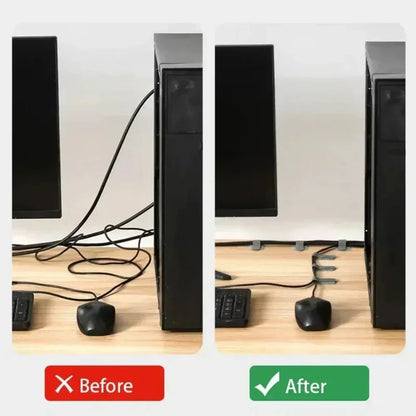 10/20Pcs Self Adhesive Reusable Cable Ties Wire Organizer Storage Stand Mouse Earphone Data Cord  Desktop Tidy Management Winder