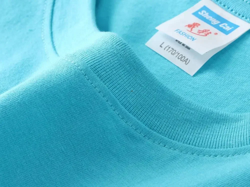 100% pure cotton 2026 high-end brand men's short sleeved round neck top summer fashion luxury pony embroidery top sports T-shirt