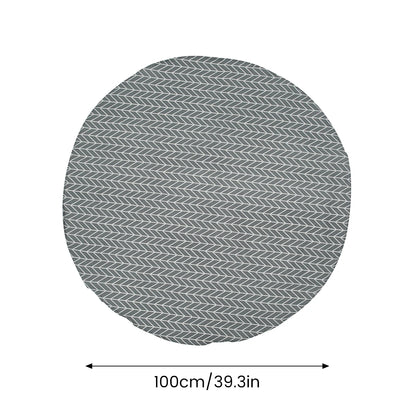 Round Tablecloth Washable Table Cloth Decorative Table Cover for Wedding Holiday Christmas Party Picnic Dining Room Table Covers