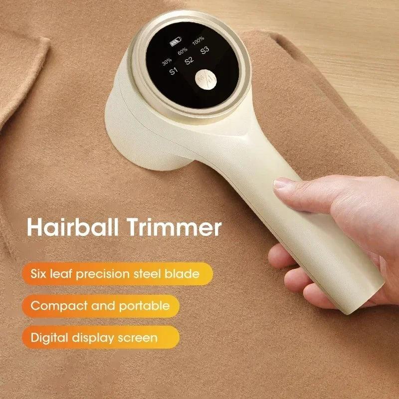HOMEFISH Lint Remover for Clothing Electric Pellet Fluff Remover Rechargeable Fabric HairBall Shaver Removes Lint from Clothes