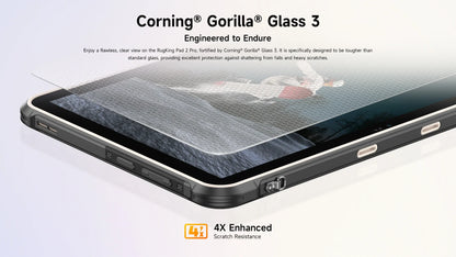 [Built-in eSIM] Ulefone RugKing Pad 2 Pro Rugged Tablet 10200mAh 10.1"Up to 16GB RAM,256GB ROM Android 16 48MP 10.1"  4G Global