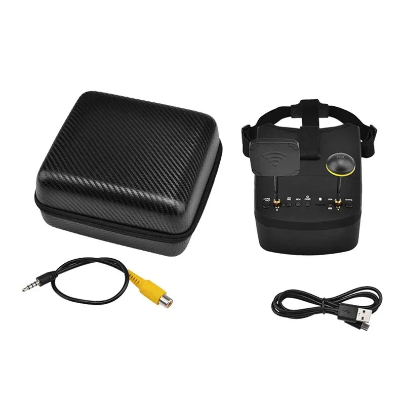 Y43A-LS-800D FPV Goggles 5.8G 40CH 5Inch 854X480 DVR Recording/Storage Dual Antennas 2000Mah For RC Racing Drone