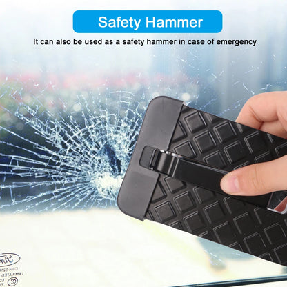 Universal Foldable Car Door Step Pedals 230kg Loading Holder Auxiliary Foot Pegs Doorstep Anti-skid As A Auto Safety Hammer