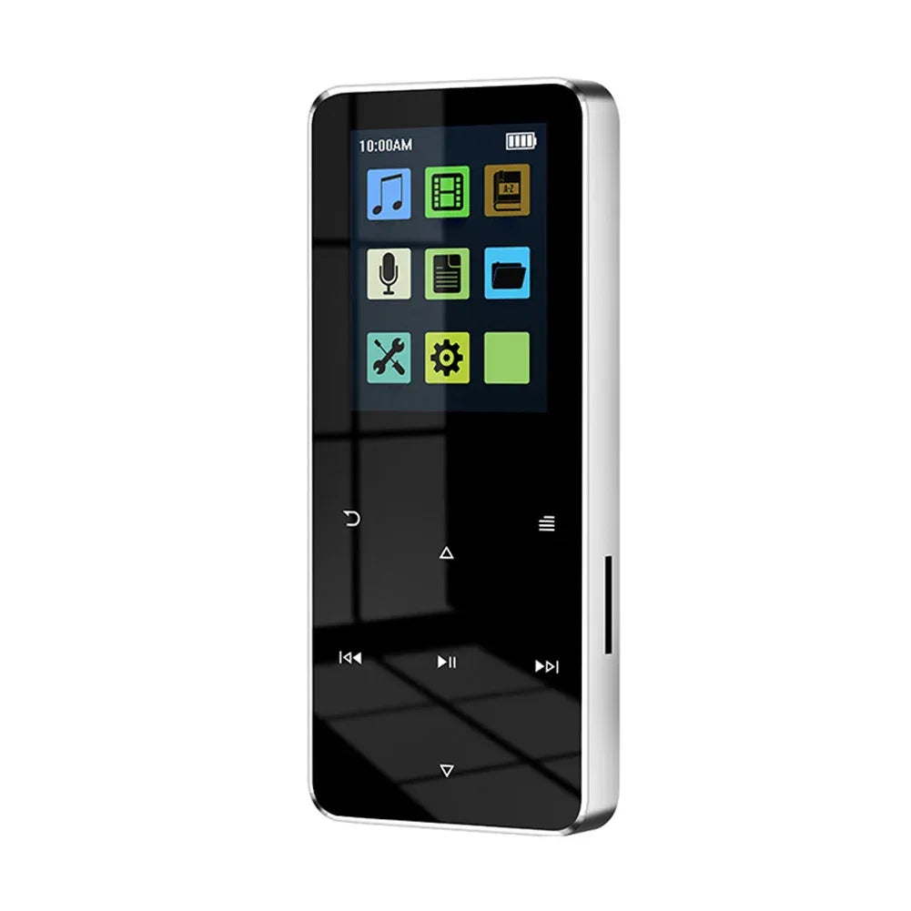Mini 1.8 inch Metal Touch MP3 MP4 Music Player Bluetooth 5.0 Hifi Player Walkman Radio Video Play with 8/32GB Card E-book
