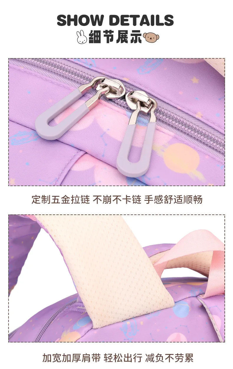 Child Girl Backpacks Primary Junior High School Bags for Girls Children Kids Bookbag Backpack 2025 Back to School Girl Schoolbag