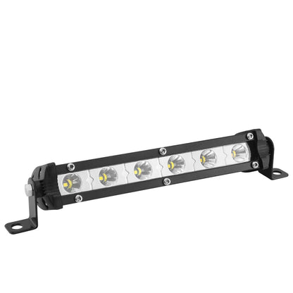 12-24V High Bright Universal Car Work Light 7inch 18w Work Light Bar LED Strip Lamp for Truck SUV Motorcycle Offroad Car